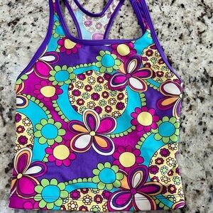 Speedo Kids Colorful Floral Tank Top